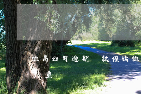 恒昌公司逾期貸款催收(恒昌催款嚴(yán)重)