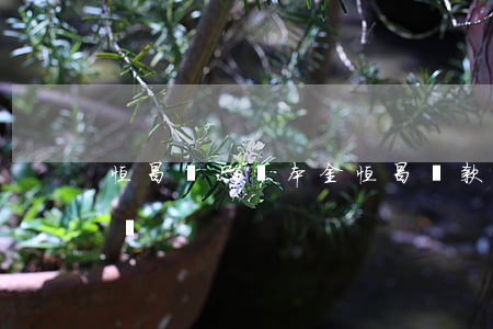 恒昌讓只還本金 恒昌貸款還完本金后期怎么辦