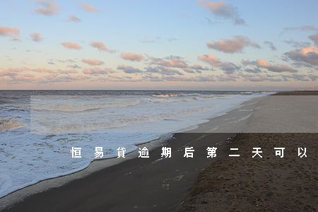 恒易貸逾期后第二天可以還款嗎-