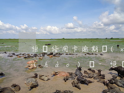 恒豐信用卡逾期協(xié)商還款電話號(hào)碼-恒豐信用卡逾期協(xié)商還款電話號(hào)碼是多少