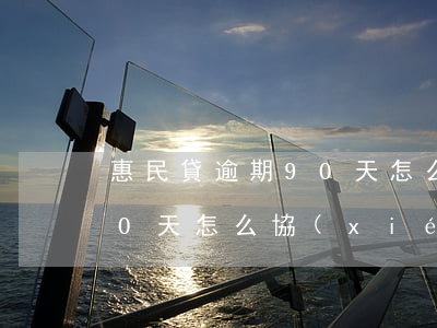 惠民貸逾期90天怎么辦(惠民貸逾期了100天怎么協(xié)商減免利息)