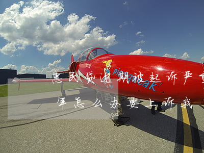 惠民贷逾期被起诉严重吗(普惠金融逾期了一年怎么办?要上诉我)