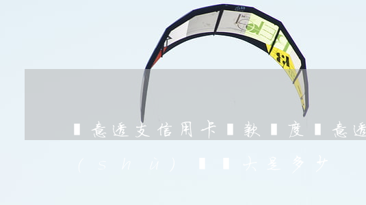 惡意透支信用卡貸款額度(惡意透支信用卡數(shù)額較大是多少)