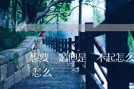 想要離婚但是還不起怎么辦(想離婚又離不開怎么辦)
