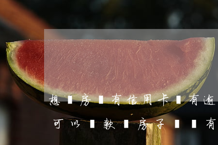 想辦房貸有信用卡沒有逾期可以嗎(有信用卡可以貸款買房子嗎沒有逾期)