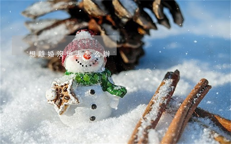 想離婚沒地去怎么辦