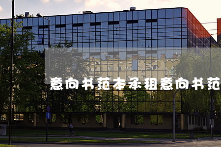 意向书范本(承租意向书范本)