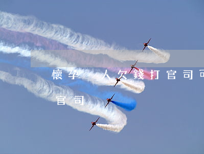 懷孕別人欠錢打官司可以嗎（懷孕別人欠錢打官司）