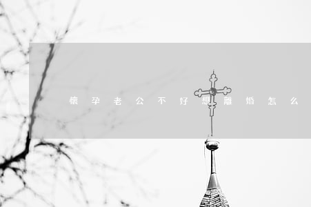 懷孕老公不好想離婚怎么辦