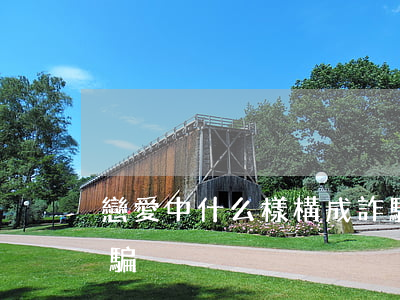 戀愛中什么樣構成詐騙(以談戀愛為手段的詐騙)
