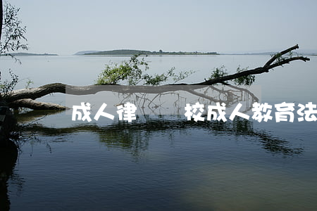 成人律師學校(成人教育法律專業(yè))