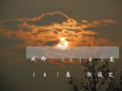 成都協(xié)商還款郵件多少-協(xié)商還款提交資料大概幾天