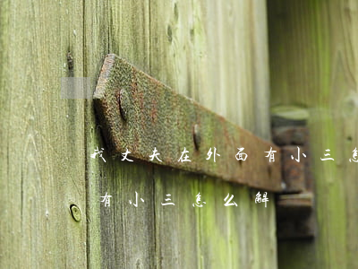 我丈夫在外面有小三怎么解決(我丈夫在外面有小三怎么解決)