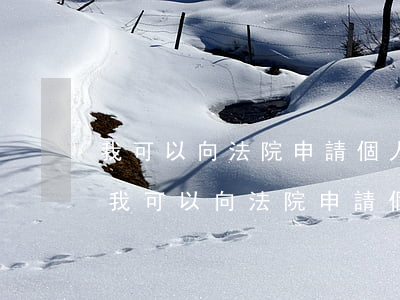 我可以向法院申請個人破產(chǎn)嗎(我可以向法院申請個人破產(chǎn)嗎)