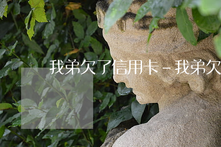 我弟欠了信用卡-我弟欠了信用卡錢怎么辦