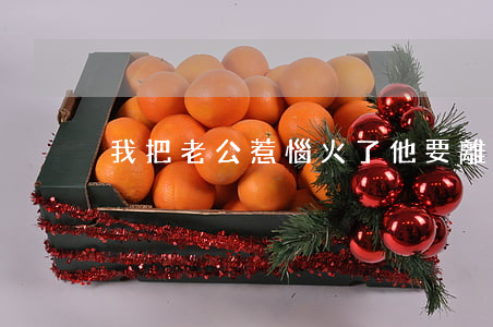 我把老公惹惱火了他要離婚怎么辦