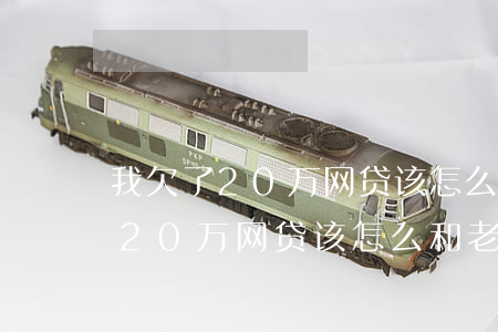 我欠了20万网贷该怎么和老婆说-我欠了20万网贷该怎么和老婆说呢