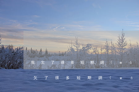 我欠了很多短期網(wǎng)貸怎么辦(我欠了很多短期網(wǎng)貸怎么辦)