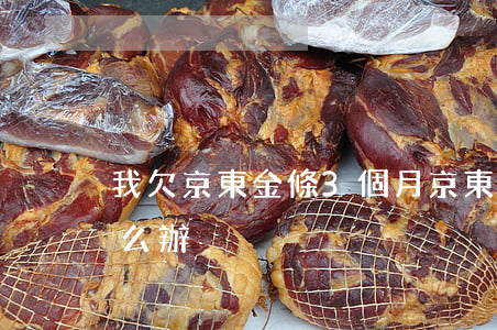 我欠京東金條3個月(京東金條3萬多沒還怎么辦)