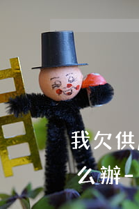 我欠供應(yīng)商貨款無力償還該怎么辦-欠供應(yīng)商貨款還不起了怎么辦