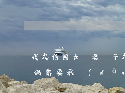 我欠信用卡拋妻棄子(欠信用卡幾十萬死了,配偶需要承擔(dān)嗎)