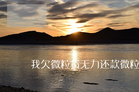我欠微粒贷无力还款(微粒贷欠5万无力偿还)