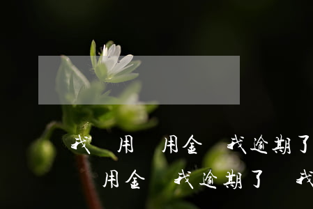 我沒用備用金說我逾期了讓我轉錢-我沒用備用金說我逾期了讓我轉錢給他