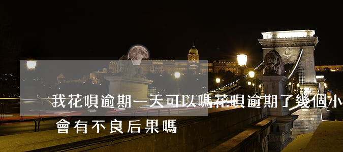我花唄逾期一天可以嗎(花唄逾期了幾個小時會有不良后果嗎)