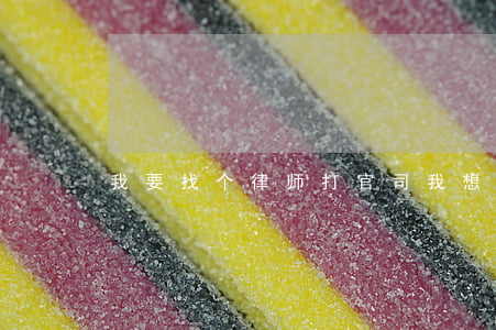 我要找个律师打官司(我想找个律师打官司)