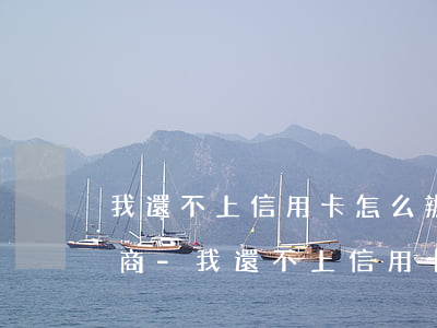 我還不上信用卡怎么辦要怎么協(xié)商-我還不上信用卡怎么辦要怎么協(xié)商還款