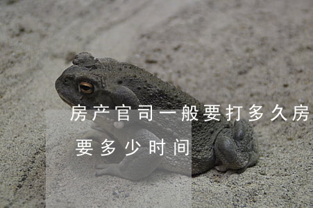 房产官司一般要打多久(房屋纠纷官司一般需要多少时间)