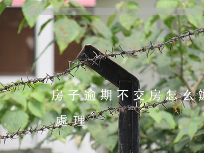 房子逾期不交房怎么辦(房子逾期不交房怎么處理)