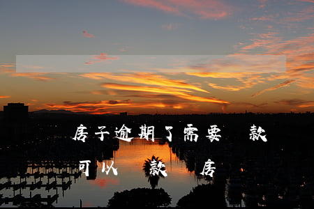 房子逾期了需要還款嗎(貸款逾期后還清了還可以貸款買房嗎)