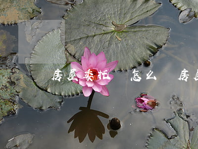 房屋委托書怎么寫(房屋委托書怎么寫范文)