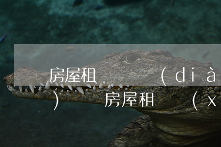 房屋租賃糾紛調(diào)解協(xié)議書(房屋租賃協(xié)議書電子版)