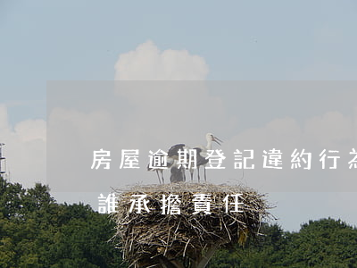 房屋逾期登記違約行為應該怎么認定,應該由誰承擔責任