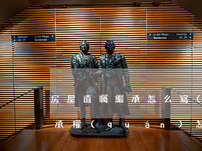 房屋遺囑繼承怎么寫(xiě)(房子遺囑繼承權(quán)怎么寫(xiě))