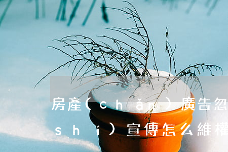 房產(chǎn)廣告忽悠客戶,遭遇不實(shí)宣傳怎么維權(quán)