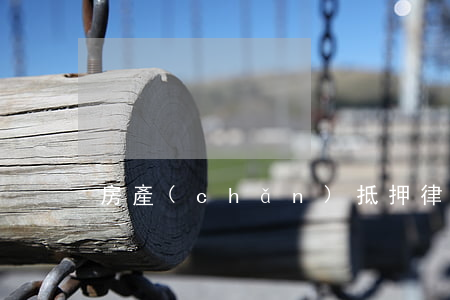 房產(chǎn)抵押律師(房屋抵押給個人)