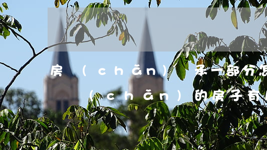 房產(chǎn)繼承一部分怎么處理房子(遺產(chǎn)的房子有房貸怎么繼承)