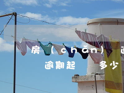房產(chǎn)證逾期起訴費多少費用(房貸逾期起訴費多少錢)