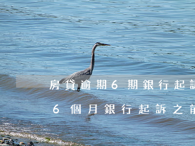 房貸逾期6期銀行起訴我該怎么辦(房貸逾期6個月,銀行起訴之前會不會有人通知我)