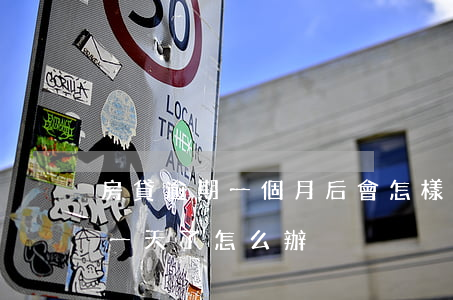 房貸逾期一個月后會怎樣(房貸有一個月逾期一天了怎么辦)