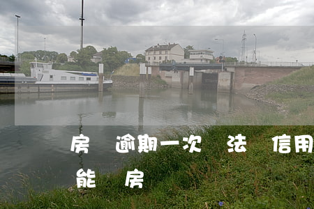 房貸逾期一次沒法辦信用卡(1次信用卡逾期能辦房貸)