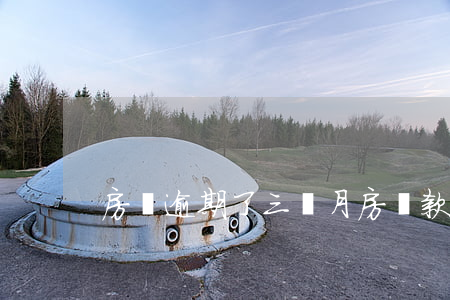 房貸逾期了三個月（房貸款逾期三個月被起訴）