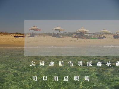 房貸逾期借唄能審核通過嗎(房貸審核通過了可以用借唄嗎)