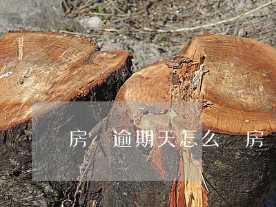 房貸逾期天怎么辦(房貸逾期幾天怎么辦)