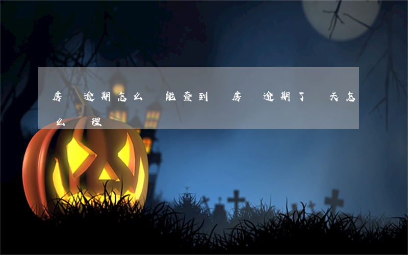 房貸逾期怎么辦能查到嗎(房貸逾期了幾天怎么處理)