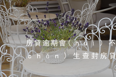 房貸逾期會(huì)不會(huì)產(chǎn)生查封(房貸逾期被起訴法院直接封房嗎)
