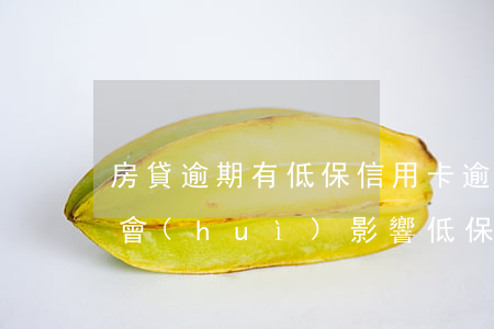 房貸逾期有低保(信用卡逾期會(huì)不會(huì)影響低保)